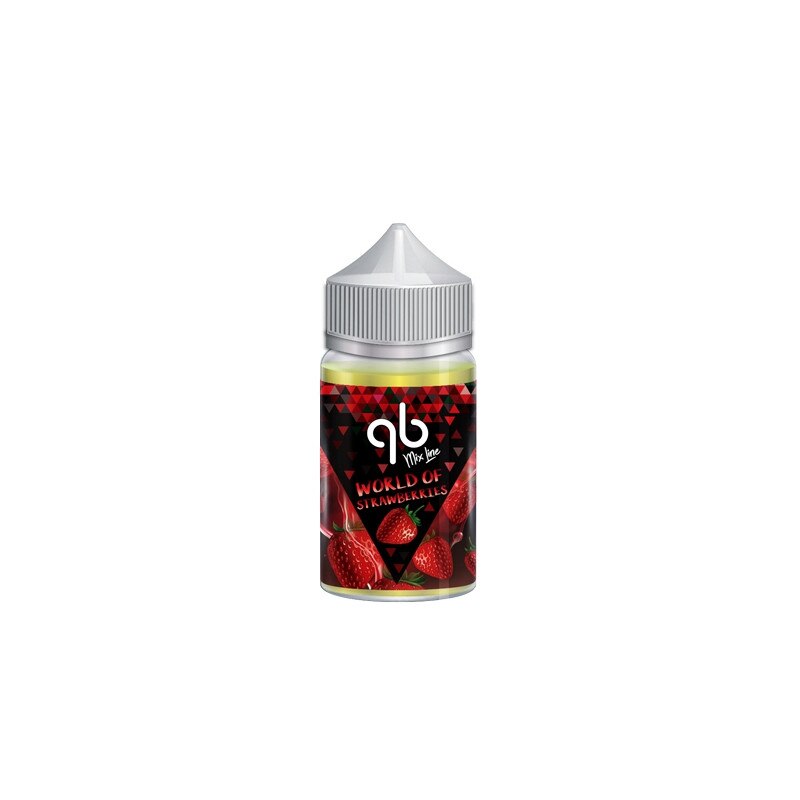Lichid tigara electronica, qb MixLine - qb MixLine - World of Strawberries (30 ml) High VG / 0 mg