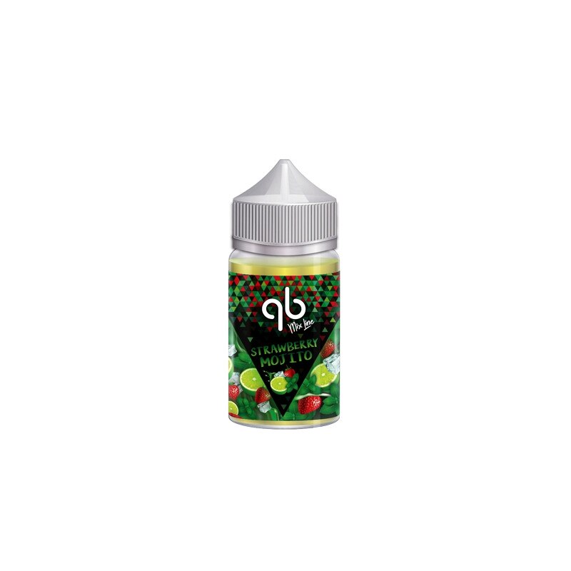 Lichid tigara electronica, qb MixLine - Strawberry Mojito (30 ml) High VG / 0 mg