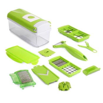 Razatoare multifunctionala Autentic HomeTV cu 9 piese si 11 moduri de taiere, marca ASHOP Razatoare multifunctionala Autentic HomeTV cu 9 piese si 11 moduri de taiere, marca ASHOP