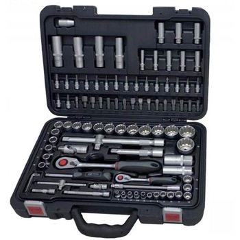 Trusa chei 95 piese, tubulare, clichet si biti, MultiPro 334.10 Heyner Trusa chei 95 piese, tubulare, clichet si biti, MultiPro 334.10 Heyner