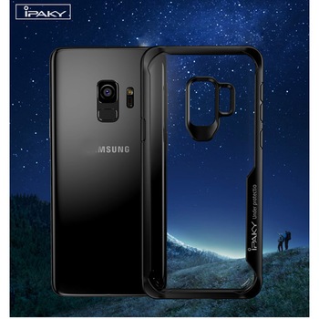 Husa Samsung S9 Plus Ipaky Survival TPU, Negru Husa Samsung S9 Plus Ipaky Survival TPU, Negru