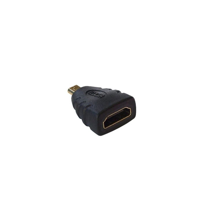 ART HDMI female/HDMI micro male OEM fekete adapter
