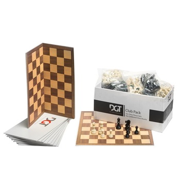 Set DGT Club Pack - 10 x Table si 10 x Piese de sah de 95 mm Set DGT Club Pack - 10 x Table si 10 x Piese de sah de 95 mm