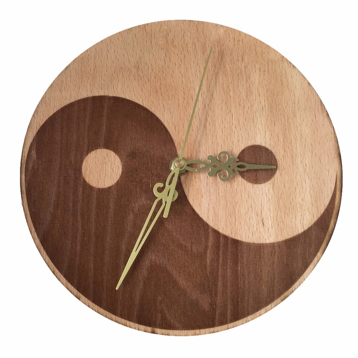 Ceas de perete Yng si Yang, 30 cm