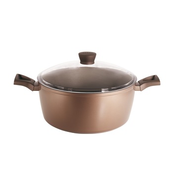 Oala cu capac, Gusto Plus, Pyrex, 20 cm, 2.6 l Oala cu capac, Gusto Plus, Pyrex, 20 cm, 2.6 l