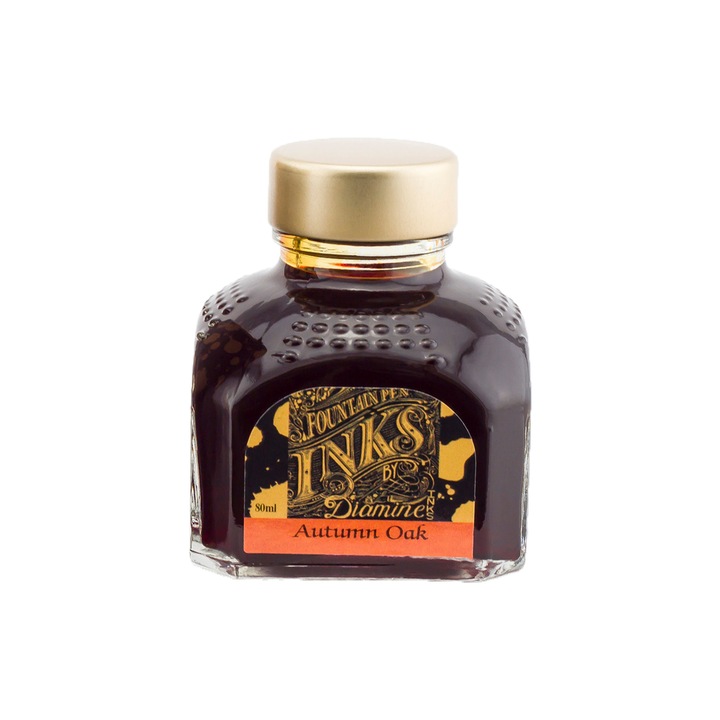 Calimara cerneala Diamine Standard 80 ml Autumn Oak