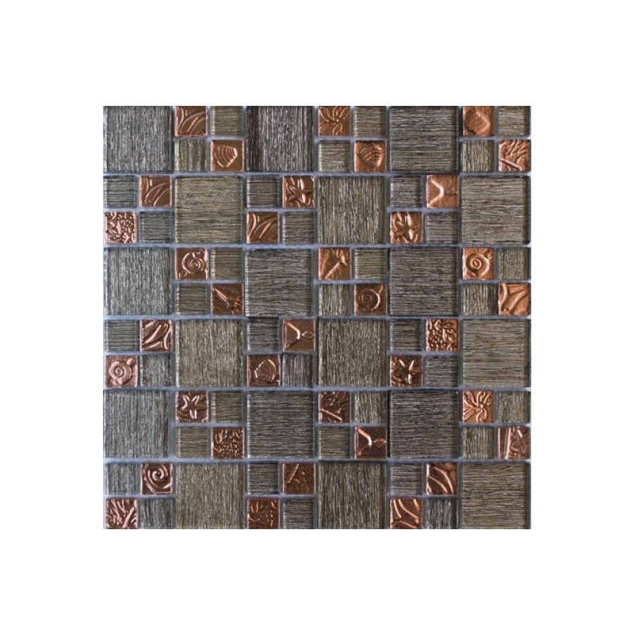 Mozaic sticla auriu argintiu bronz 078 - 1 mp