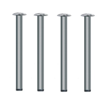 Set 4 picioare pentru masa H 710, #60, finisaj nichel satinat Set 4 picioare pentru masa H 710, #60, finisaj nichel satinat