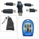 Kit USB Universal Maxell cu Cablu Retractabil si 4 Adaptoare, Husa Protectoare - Conectivitate pentru Dispozitive Vechi si Noi Negru