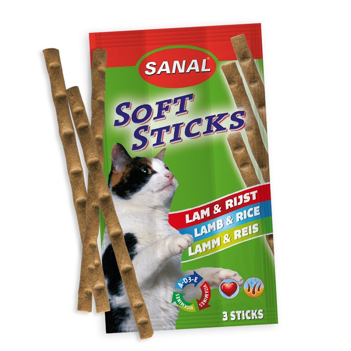 Награди за котки, Sanal Sticks Lamb and Rice, 15 гр
