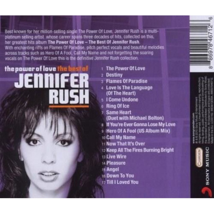 Jennifer Rush - The Power Of Love - The Best Of - CD