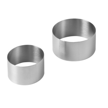 Inel decorare Hendi, otel inoxidabil, set 2 buc., ø 9x5 cm Inel decorare Hendi, otel inoxidabil, set 2 buc., ø 9x5 cm