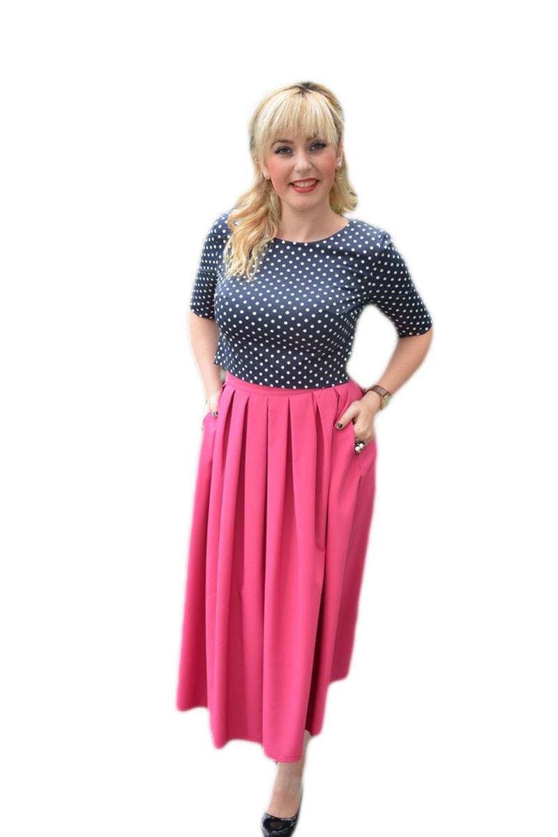 Rochie model deosebit, format din doua piese, D&J Exclusive, Multicolor