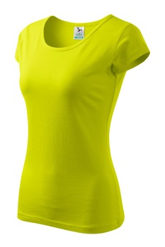 Tricou dama Pure 122, 100% bumbac, Galben lime Tricou dama Pure 122, 100% bumbac, Galben lime