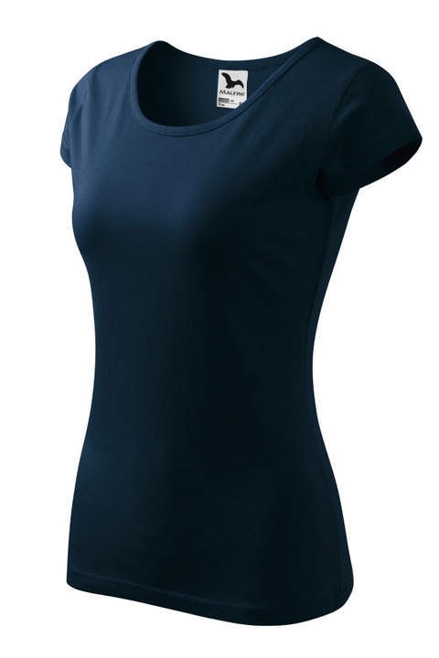 Tricou dama Pure, 100% bumbac, Bleumarin, M