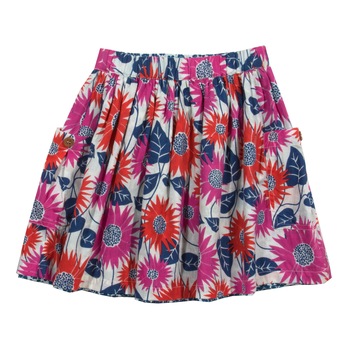 Fusta reversibila model floral 100% bumbac organic. Multicolora Fusta reversibila model floral 100% bumbac organic. Multicolora