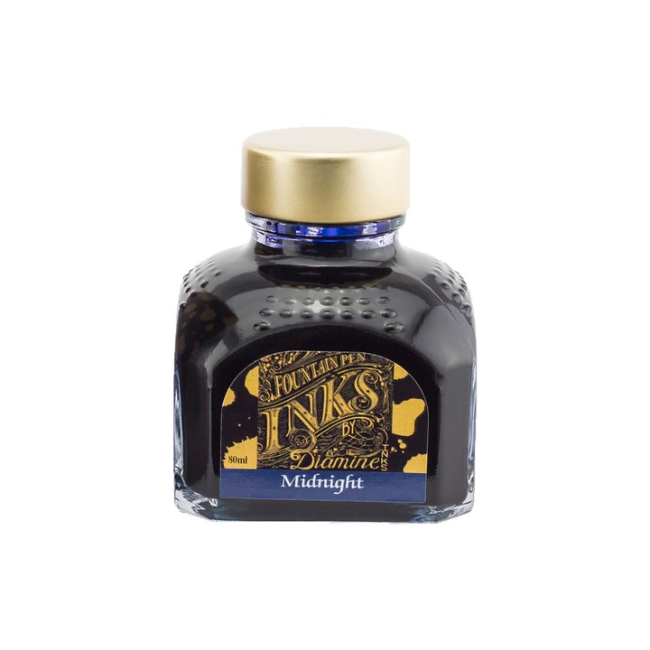 Calimara cerneala Diamine Standard 80 ml Midnight