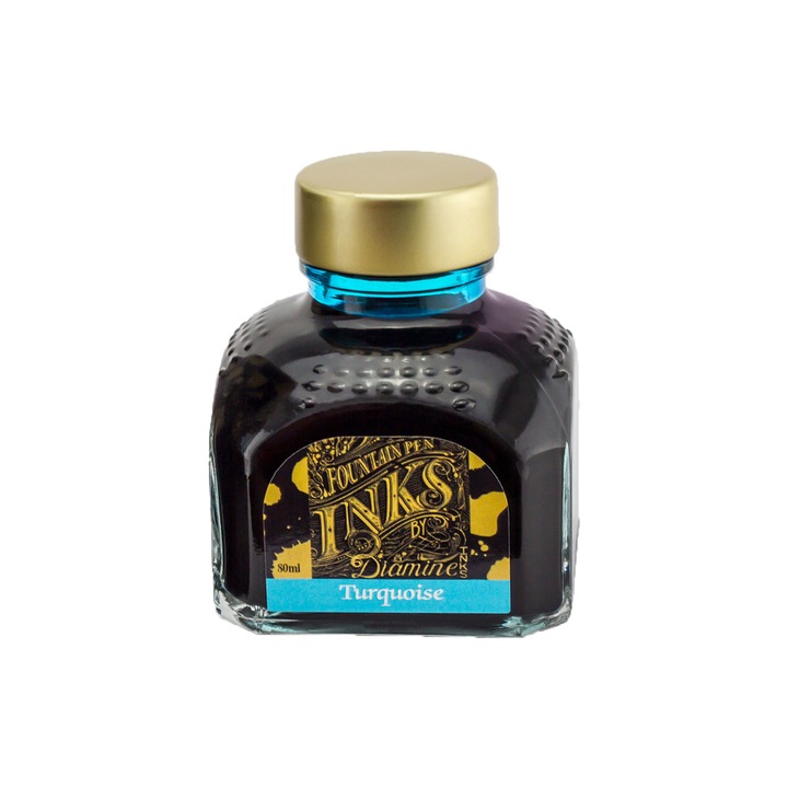 Calimara cerneala Diamine Standard 80 ml Turquoise