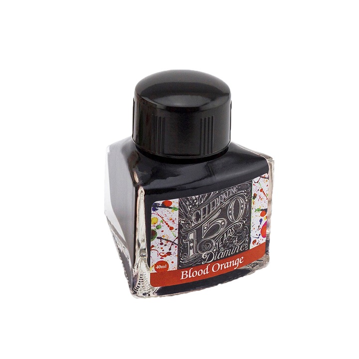Calimara cerneala 40ml Diamine 150 Anniversary, Blood Orange