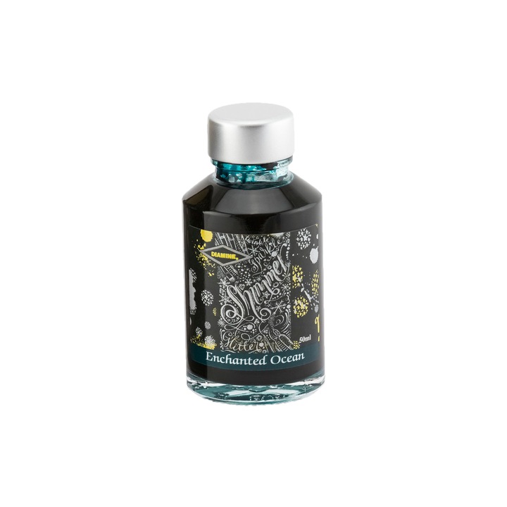 Calimara cerneala Diamine Shimmering 50 ml Enchanted Ocean