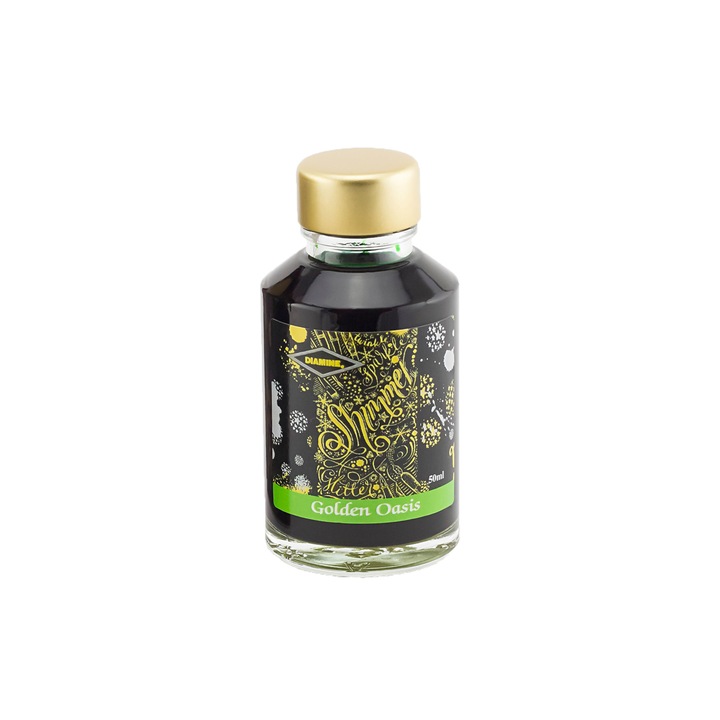 Calimara cerneala Diamine Shimmering 50 ml Golden Oasis