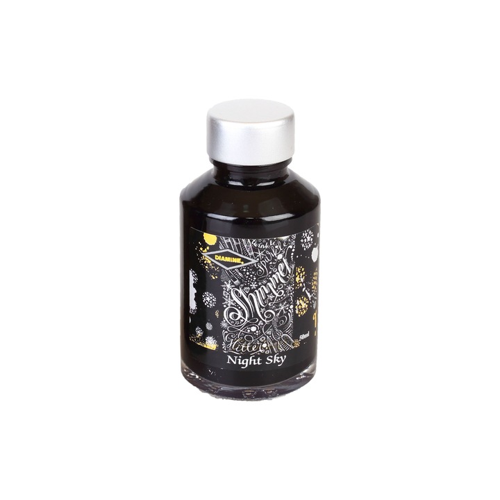 Calimara cerneala Diamine Shimmering 50 ml Night Sky