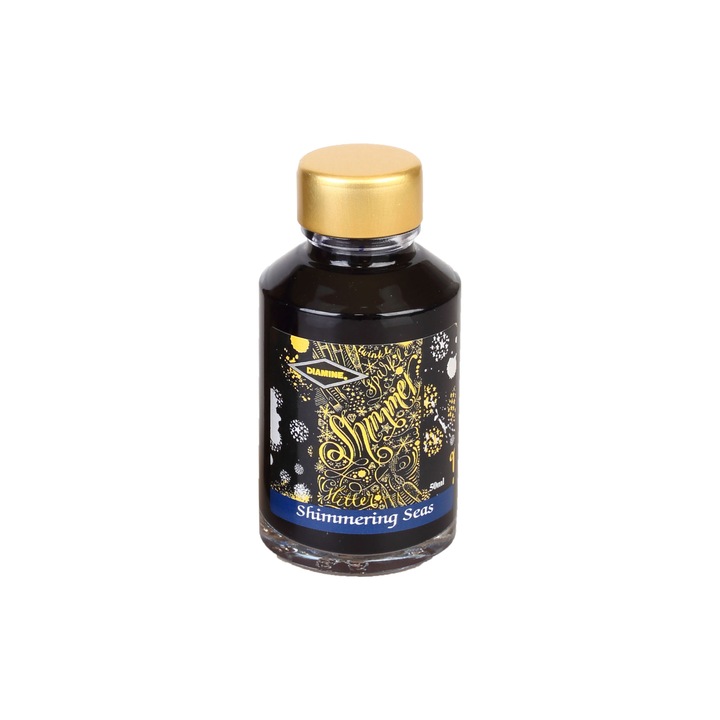 Calimara cerneala Diamine Shimmering 50 ml Shimmering Seas