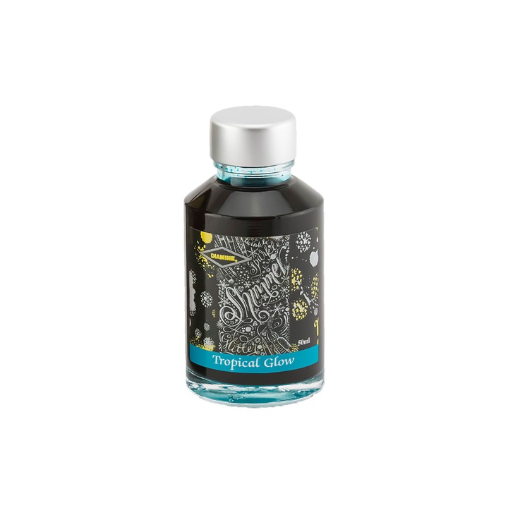 Calimara cerneala Diamine Shimmering 50 ml Tropical Glow