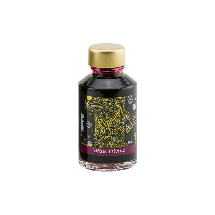 Calimara cerneala Diamine Shimmering 50 ml Wine Divine