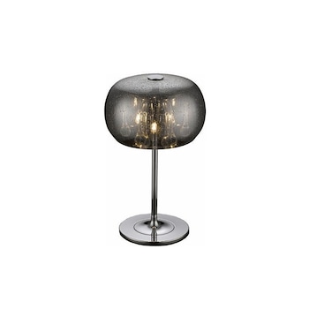 Veioza ORCHID, ZAZUI, sticla fumurie, 21 x 21 x 36 cm Veioza ORCHID, ZAZUI, sticla fumurie, 21 x 21 x 36 cm