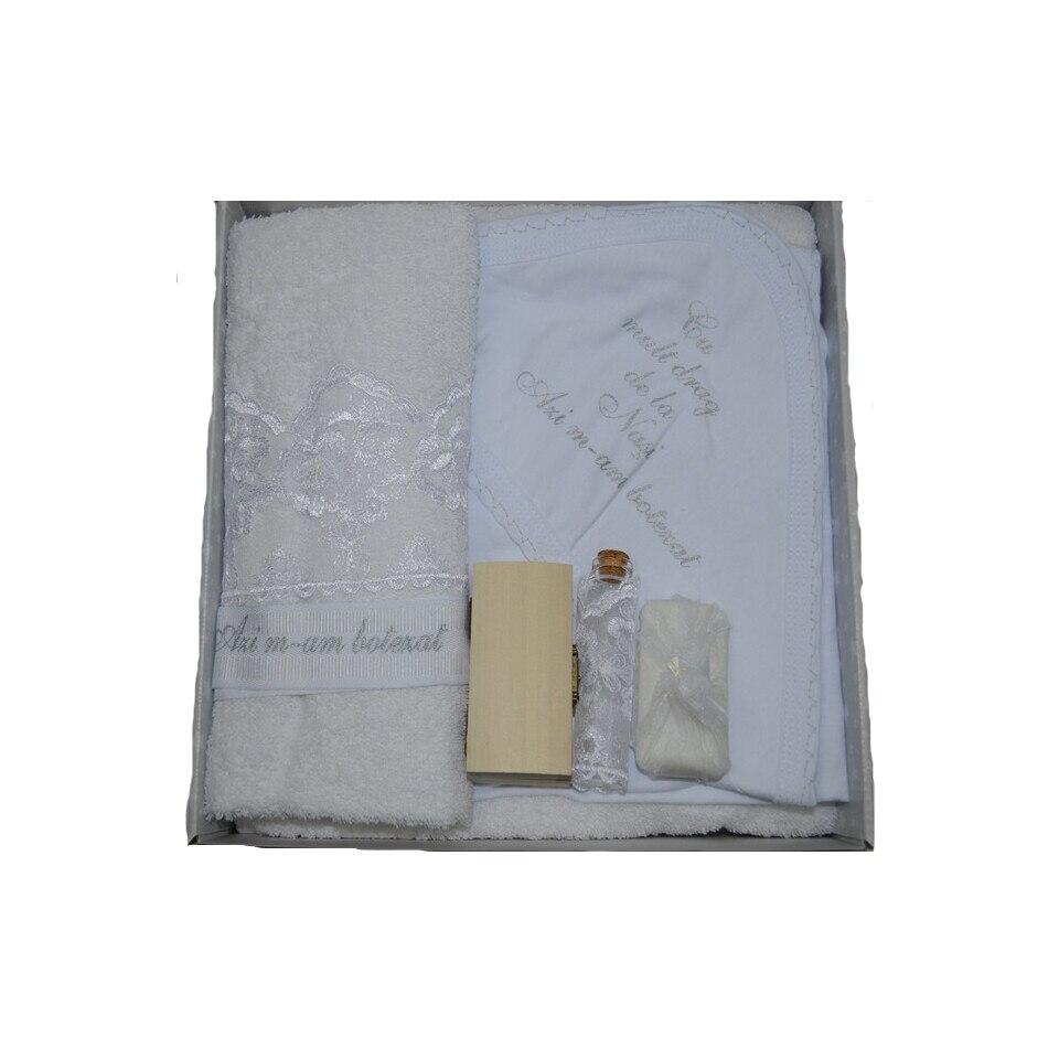 Trusou botez Mini Bimbi TBMB8-A, Alb