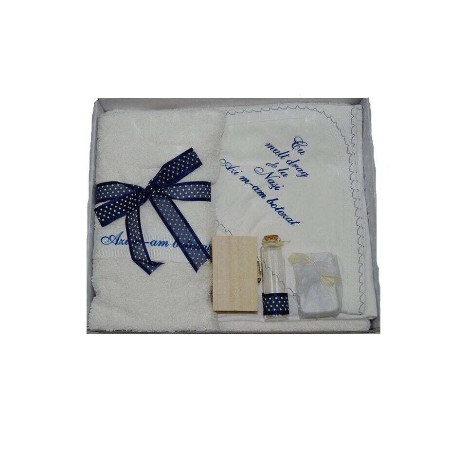 Trusou botez Mini Bimbi TBMB14-B, Bleumarin