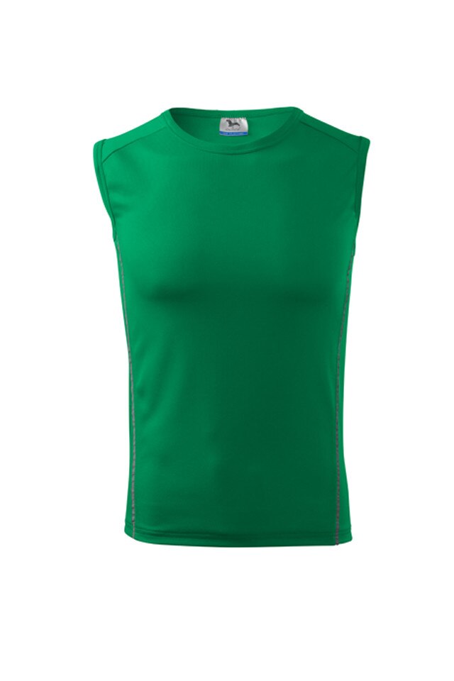 Tricou barbati, Malfini, sport, verde, poliester, Verde Mediu