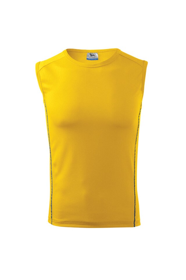 Tricou barbati, Malfini, Playtime, poliester, Galben