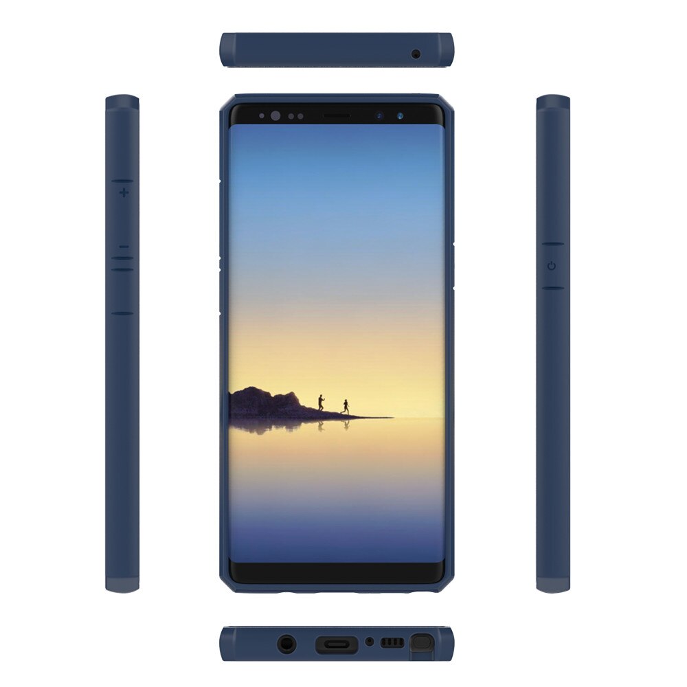 Husa Samsung Galaxy Note 8 Flippy® shockproof acrylic albastru