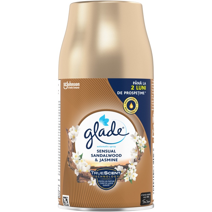 Резерва за ароматизатор за стая Glade Automatic Spray Bali Sandalwood & Jasmine, 269 мл