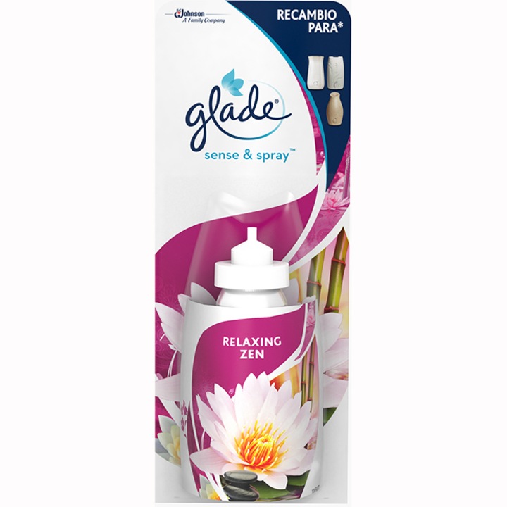 Glade Sense & Spray szobaillatosító utántöltő, Relaxing Zen, 18 ml