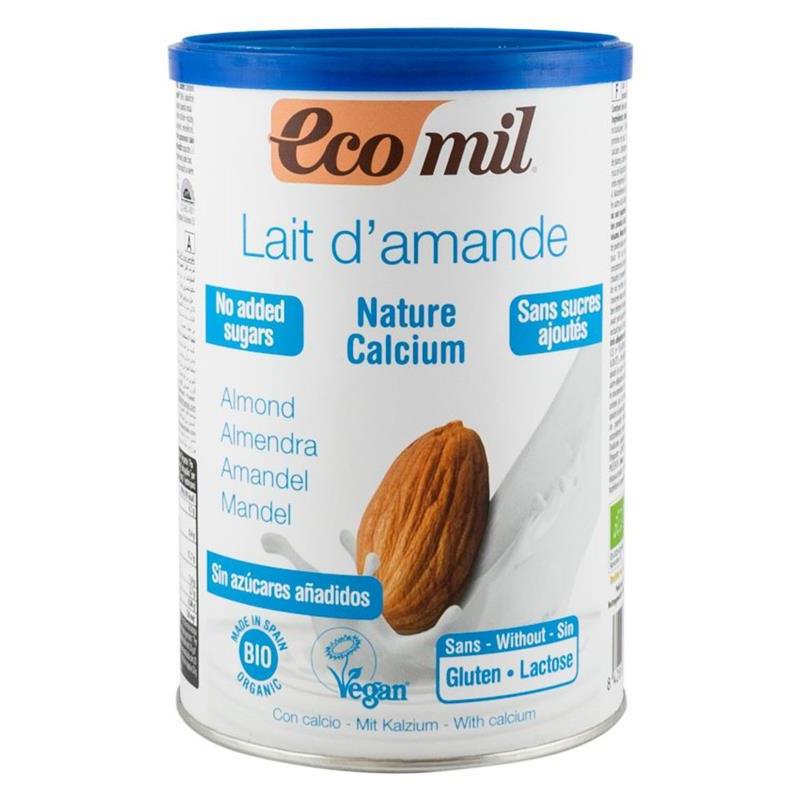 Pudra Instant pentru Bautura de Migdale cu Calciu Bio Ecomil 400gr