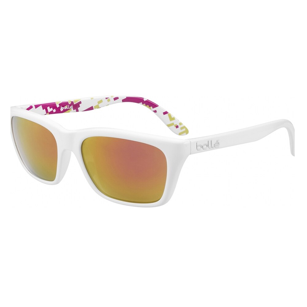 Ochelari Lifestyle Bolle 527, Alb Lucios/ Rose Auriu Oglinda