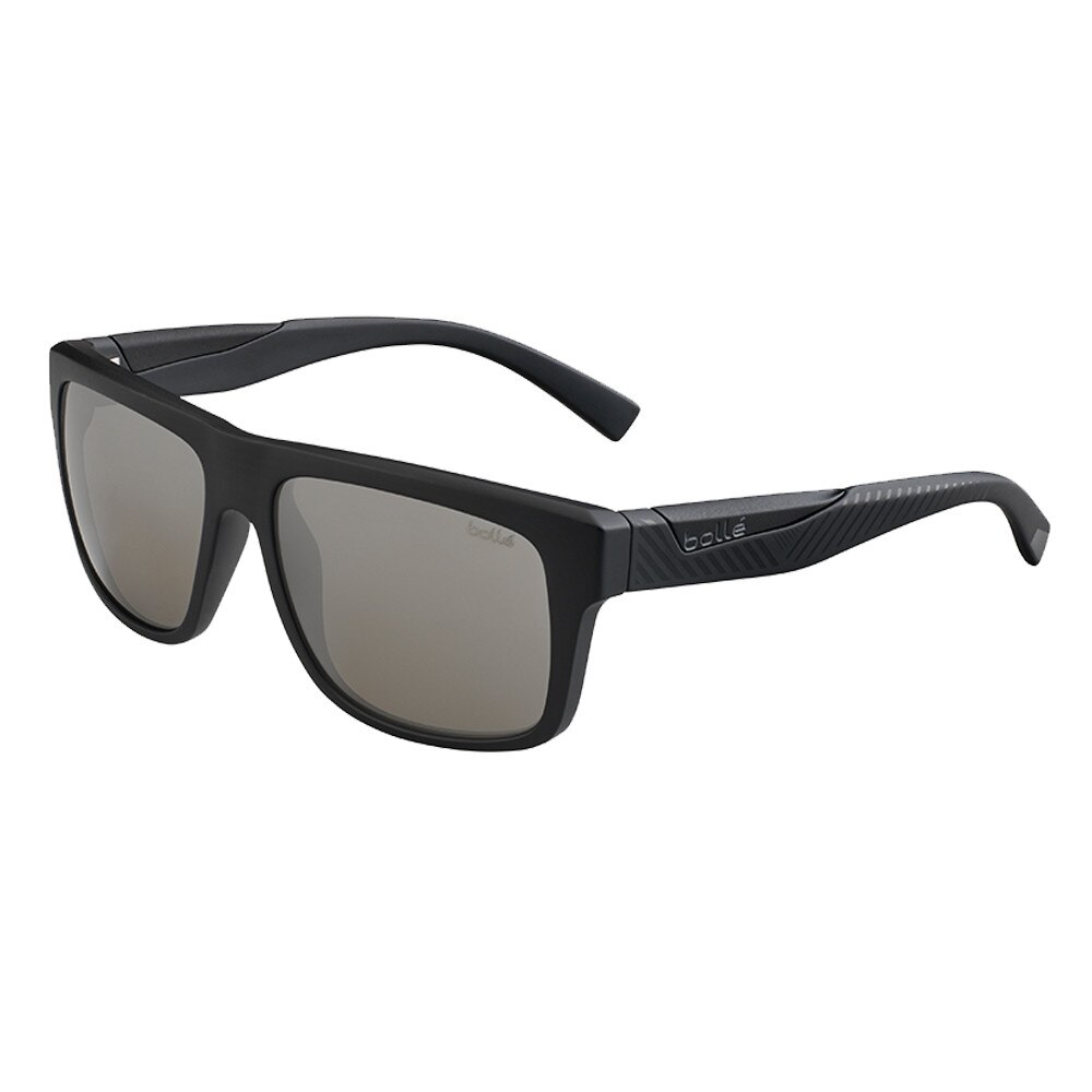 Ochelari Lifestyle Bolle Clint, Negru Mat si Lucios/ Polarizati TNS Gri Oleo AR