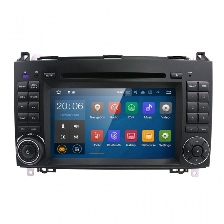 Навигация 7 инча Android 9.0 за Mercedes / Benz / Sprinter / W209 / W169 / Viano / Vito / B200, четири ядра