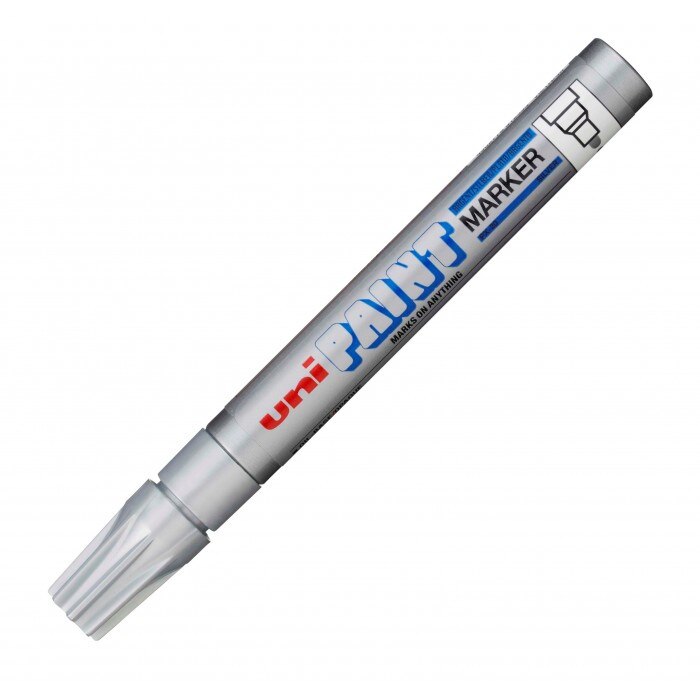 Marker cu Vopsea ARGINTIU Uni-Ball PX-20 2,2-2,8 mm