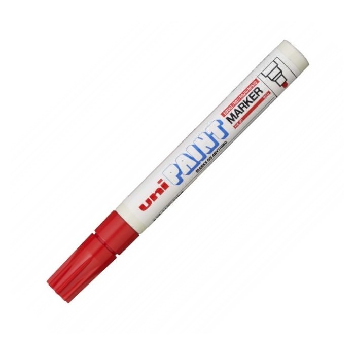 Marker cu Vopsea ROSU Uni-Ball PX-20 2,2-2,8 mm