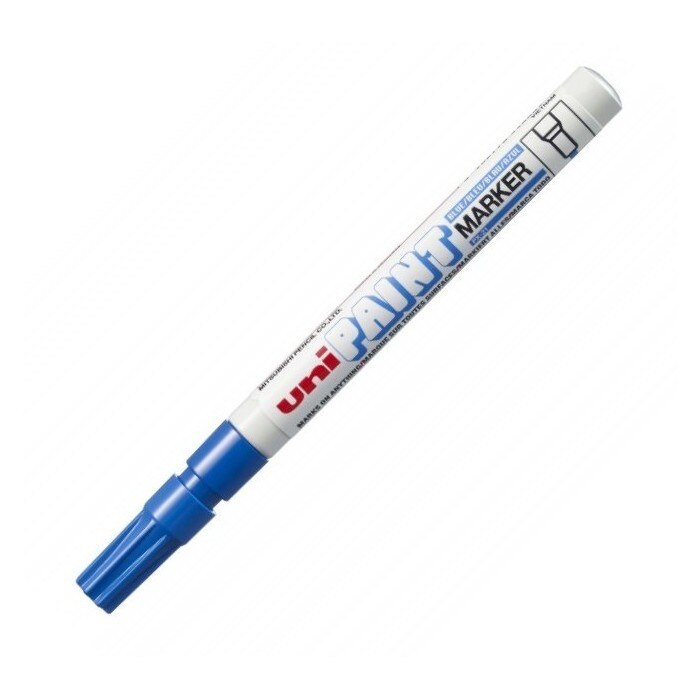 Marker cu Vopsea ALBASTRU Uni-Ball PX-21 0,8-1,2 mm