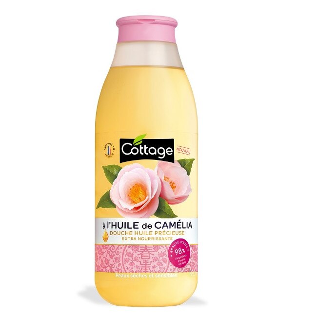 Ulei de dus Cottage 98% Camelia, 560 ml