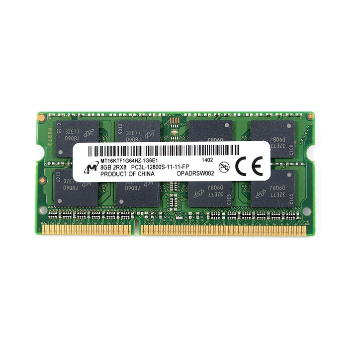 Комплект RAM памет Sodimm 16GB DDR3L, 2x 8 GB DDR3L, 1600 Mhz, MICRON, за лаптоп, 1.35V