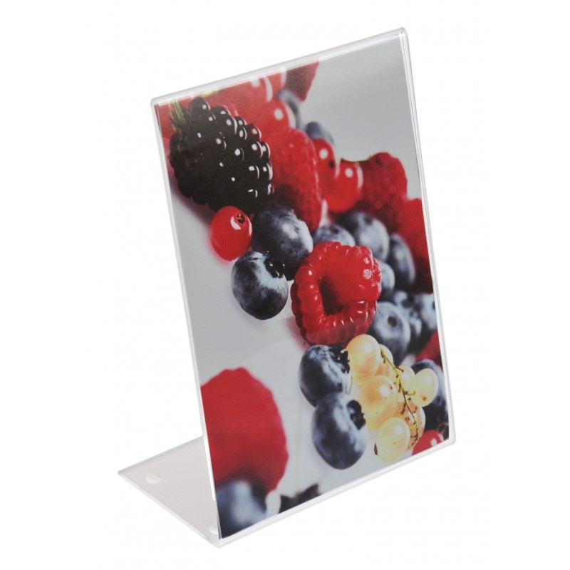 Display din plexiglas L 1/3 A4 100x210mm