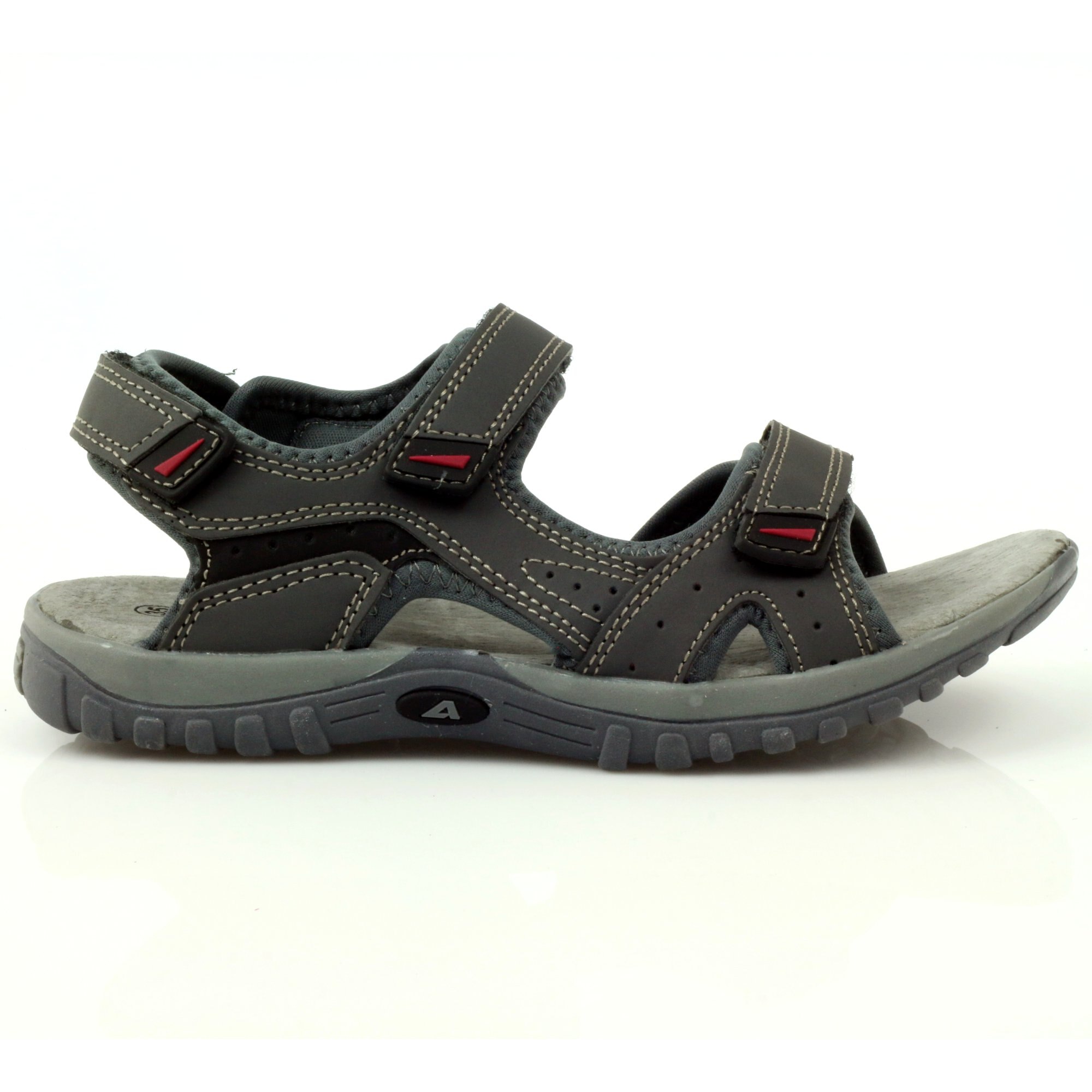 American Club, Sandela din material sintetic, Gri, 35EU