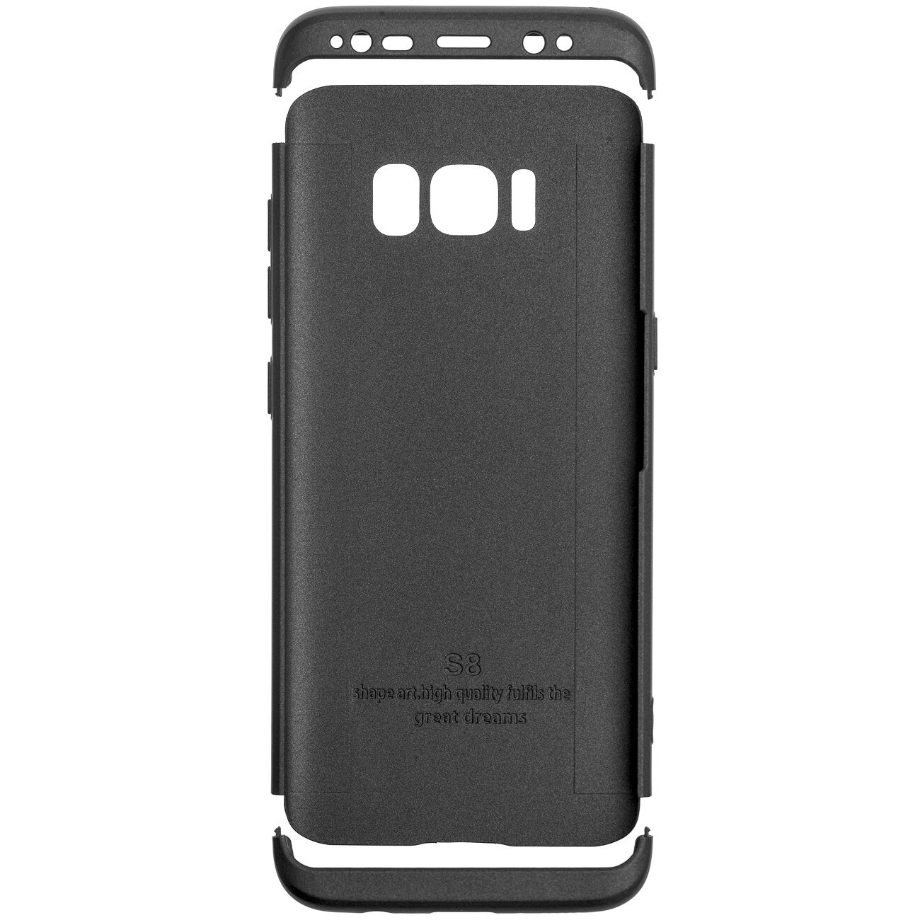 Husa Samsung Galaxy S8, GKK, culoare negru, 360