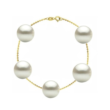 Bratara Office Aur 14 k si Perle Naturale Premium de 10 mm Bratara Office Aur 14 k si Perle Naturale Premium de 10 mm